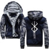 2020 Winter Mens Thick Sweatshirt Sacrifice Berserk Hoodies Brand Zipper Jacket Warm Fleece Thicken Coat Casual 20 - Anime Jacket UK Store