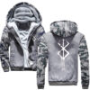 2020 Winter Mens Thick Sweatshirt Sacrifice Berserk Hoodies Brand Zipper Jacket Warm Fleece Thicken Coat Casual 22 - Anime Jacket UK Store