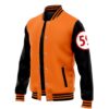 59 Goku Cell Saga DBZ Varsity Jacket F RIGHT Mockup - Anime Jacket UK Store