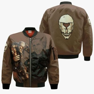 AOT Armored Titan Attack On Titan Anime Manga 3D Bomber - Anime Jacket UK Store
