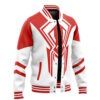Across The Spider Verse 2099 Spiderman V2 Varsity Jacket 5L F LEFT Mockup - Anime Jacket UK Store