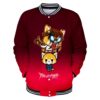 Aggretsuko Tracksuit Baseball Uniform Women Men s Jacket Long Sleeve Harajuku Streetwear American Cartoon 3D Clothes 3 - Anime Jacket UK Store