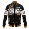 Akina Speed Stars Initial D Varsity Jacket FRONT Mockup - Anime Jacket UK Store