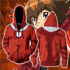 Anime Duel Monsters YU GI OH 3D Zipper Hoodie Sweatshirt Cosplay Costume Men Women Unisex Hooded 14 - Anime Jacket UK Store