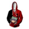 Anime Inuyasha Sakuya Izayoi Cosplay Hoodies Spring Autumn Mens Sportswear 3D Printed Harajuku Zipper Thin Jackets - Anime Jacket UK Store