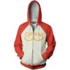 Anime One Punch Man Saitama Costumes Oppai Saitama Hoodie Sweatshirt Mens Harajuku Hoodies Male Zipper Jackets 5 - Anime Jacket UK Store