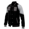 Anti Kaiju Defense Force KN8 Varsity Jacket F RIGHT Mockup - Anime Jacket UK Store