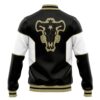 Asta Black Bulls BC Varsity Jacket BACK Mockup - Anime Jacket UK Store