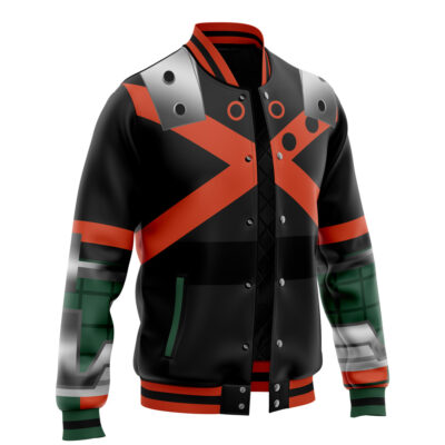 Bakugo MHA Varsity Jacket F LEFT Mockup - Anime Jacket UK Store