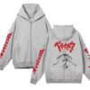 Berserk Zipper Jackets Anime Guts Printed Sweatshirt Unisex Y2k Sweatshirts Hooded Jacket Coats Fleece Streetwear Top 25 - Anime Jacket UK Store