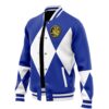 Blue Ranger MMPR Varsity Jacket F RIGHT Mockup - Anime Jacket UK Store