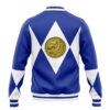 Blue Ranger Wolf MMPR Vasity Jacket BACK Mockup - Anime Jacket UK Store