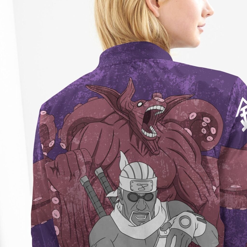 BomberJacketIKillerBeeGyuki 10 girlmodelback - Anime Jacket UK Store
