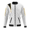 Bruno Bucciarati Jojos Bizarre Adventure Bomber Jacket FRONT Mockup - Anime Jacket UK Store