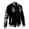 Burn Knuckles Crew L Varsity Jacket F LEFT Mockup - Anime Jacket UK Store