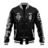 Burn Knuckles Crew L Varsity Jacket FRONT Mockup - Anime Jacket UK Store