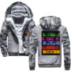 Cowboy bebop Team Mens Casual Winter Hoodie Thickened Warm Coat Zipper Hooded Fleece Long Sleeve Jacket 3 - Anime Jacket UK Store
