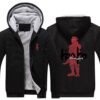 Dorohedoro Kaiman Red Vintage Hoodies Jacket Men Winter Anime Thick Fleece Warm Coat Sweatshirt Male Oversized 1 - Anime Jacket UK Store