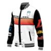 Drift Racer Initial D Varsity Jacket FRONT RIGHT Mockup - Anime Jacket UK Store
