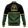 Earthbenders Avatar Varsity Jacket BACK Mockup - Anime Jacket UK Store