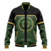 Earthbenders Avatar Varsity Jacket FRONT Mockup - Anime Jacket UK Store