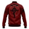 Edward Pattern FMA Varsity Jacket BACK Mockup - Anime Jacket UK Store
