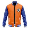 Goku Pattern DBZ Varsity Jacke FRONT Mockup - Anime Jacket UK Store