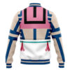 Gyomei Himejima Pattern DS Varsity Jacket BACK Mockup 1 - Anime Jacket UK Store