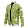 Gyomei Himejima Pattern DS Varsity Jacket F RIGHT Mockup - Anime Jacket UK Store