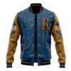 Hogwarts Legacy Ravenclaw HP Varsity Jacket FRONT Mockup - Anime Jacket UK Store