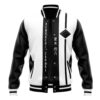Kenpachi Zaraki Bleach Varsity Jacket FRONT Mockup - Anime Jacket UK Store