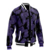 Kokushibo Pattern DS Varsity Jacket F LEFT Mockup - Anime Jacket UK Store