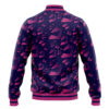 Menacing Aura Pattern JBA Varsity Jacket BACK Mockup - Anime Jacket UK Store