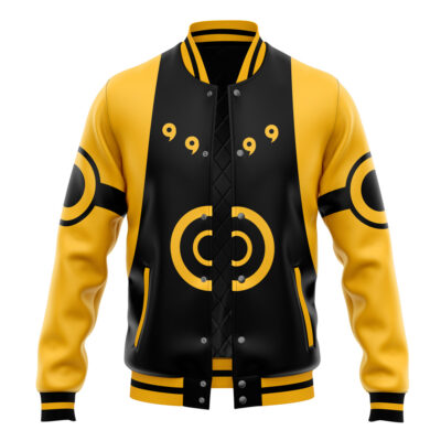 Naruto Kyuubi Mode Naruto Varsity Jacket FRONT Mockup - Anime Jacket UK Store