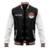 Poke League Bomber P Varsity Jacket FRONT Mockup - Anime Jacket UK Store