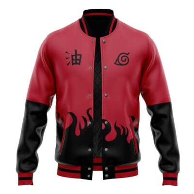 Sage Mode Naruto Varsity Jacke FRONT Mockup - Anime Jacket UK Store