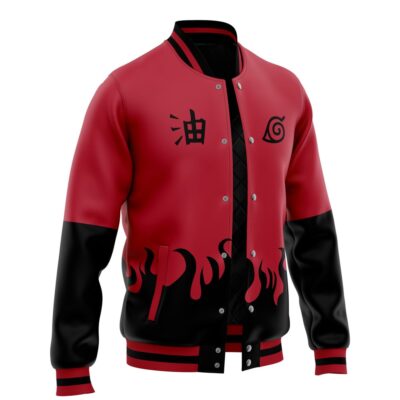 Sage Mode Naruto Varsity Jacket F LEFT Mockup - Anime Jacket UK Store