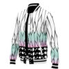 Shinobu Kocho Pattern DS Varsity Jacket F RIGHT Mockup - Anime Jacket UK Store