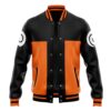 Shipuuden Naruto Varsity Jacket FRONT Mockup - Anime Jacket UK Store
