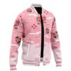 Shunsui Kyoraku Bleach Varsity Jacket F LEFT Mockup - Anime Jacket UK Store