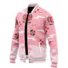 Shunsui Kyoraku Bleach Varsity Jacket F RIGHT Mockup - Anime Jacket UK Store