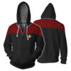 Star Voyager Command Cosplay Star Costume Hoodie Trek Hoodie Sweatshirt 3D Print Zipper Jacket Sweatshirts Coat 8 - Anime Jacket UK Store