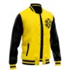 Trafalgar Law Pattern OP Varsity Jacket F LEFT - Anime Jacket UK Store