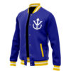 Vegeta V1 A DBZ Varsity Jacket F RIGHT Mockup - Anime Jacket UK Store