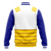 Vegeta V2 Pattern DBZ Varsity Jacket BACK Mockup - Anime Jacket UK Store