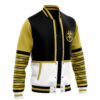 White Ranger MMPR Varsity Jacket F LEFT Mockup - Anime Jacket UK Store