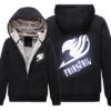 Winter Jackets and Coat Fairy Tail hoodie Anime Luminous reflect light Thick Zipper Men Sweatshirts 3 - Anime Jacket UK Store