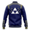 Zelda Shield Style TLZ Varsity Jacket BACK Mockup 1 - Anime Jacket UK Store