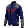Zelda Shield Style TLZ Varsity Jacket F RIGHT Mockup - Anime Jacket UK Store