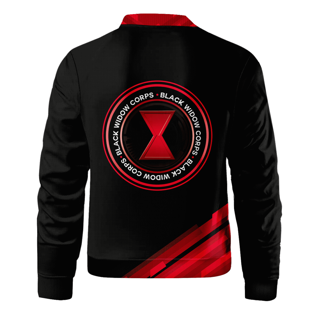black widow corps bomber jacket 980915 - Anime Jacket UK Store